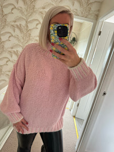 The Lola blanket stitch jumper