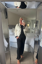 Load image into Gallery viewer, The Polka dot lace trim hooded jacket
