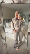 Load image into Gallery viewer, The sports luxe zip through jacket tracksuit
