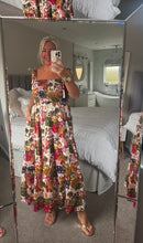 Load image into Gallery viewer, The Bora Bora tie shoulder shirred dress with pockets
