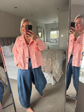 Load image into Gallery viewer, The Bora Bora sequin denim jacket
