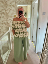 Load image into Gallery viewer, SALE The linen cotton mix tie waist trousers with pockets (no return on sale items)
