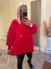 Load image into Gallery viewer, The sports luxe roll neck jumper with cable knit quilted button detailing
