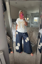 Load image into Gallery viewer, The Bora Bora crochet denims
