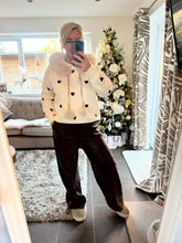 Load image into Gallery viewer, The Faith faux fur heart knit
