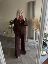 Load image into Gallery viewer, The Luxe jersey gold button tracksuit
