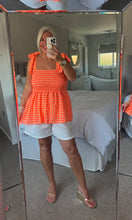 Load image into Gallery viewer, The Georgie shirred tie shoulder top
