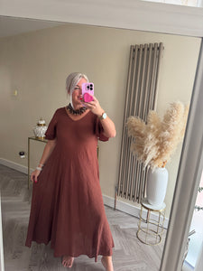 SALE The saints frill sleeve crinkle dress (NO RETURN OR EXCHANGE)