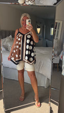 Load image into Gallery viewer, SALE The satin spot strappy vest top (no return on sale items)
