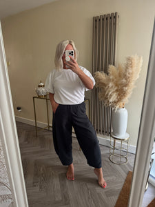 The jersey cocoon trousers