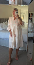 Load image into Gallery viewer, The Bora Bora tassel fringe dress in peach
