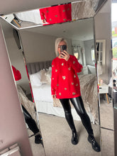 Load image into Gallery viewer, The sequin heart knit
