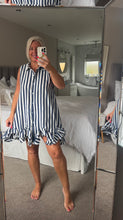 Load image into Gallery viewer, The Zeta Otto striped frill dress
