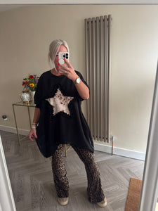 The dip hem star luxe jersey with zip detailing