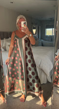 Load image into Gallery viewer, The Satin spot strappy Dress

