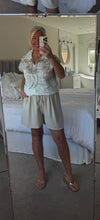Load image into Gallery viewer, The Bora Bora embroidered sleeveless shirt
