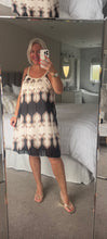 Load image into Gallery viewer, The Palma shimmer strappy dress

