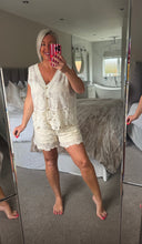 Load image into Gallery viewer, The Ibiza crochet shorts set
