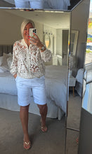 Load image into Gallery viewer, The Palma silk embroidered sheer jacket
