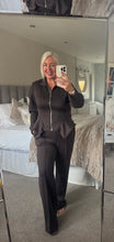 Load image into Gallery viewer, The luxe jersey zip peplum tracksuit
