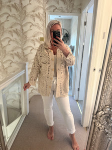 The crochet jacket