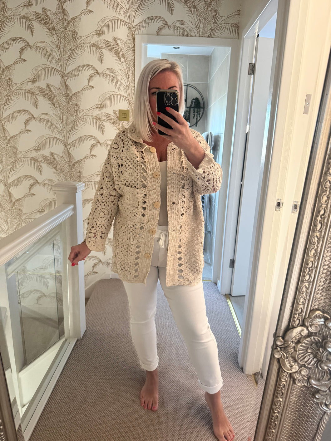 The crochet jacket