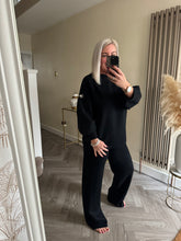 Load image into Gallery viewer, The Diamanté puff sleeve tracksuit
