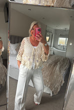 Load image into Gallery viewer, The Bora Bora crochet tie cardigan
