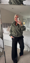 Load image into Gallery viewer, The sports luxe bomber jacket with pockets
