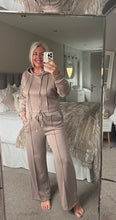 Load image into Gallery viewer, The Sports luxe jersey pin tuck tracksuit
