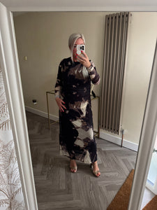 The marble mesh dress