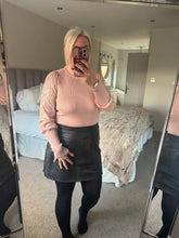 Load image into Gallery viewer, SALE The sparkle sleeve ribbed polar neck top (No return on sale items)
