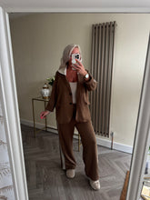 Load image into Gallery viewer, The luxe jersey hooded blazer tracksuit
