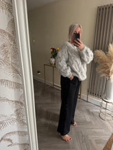 Load image into Gallery viewer, The sequin Seam tie waist joggers
