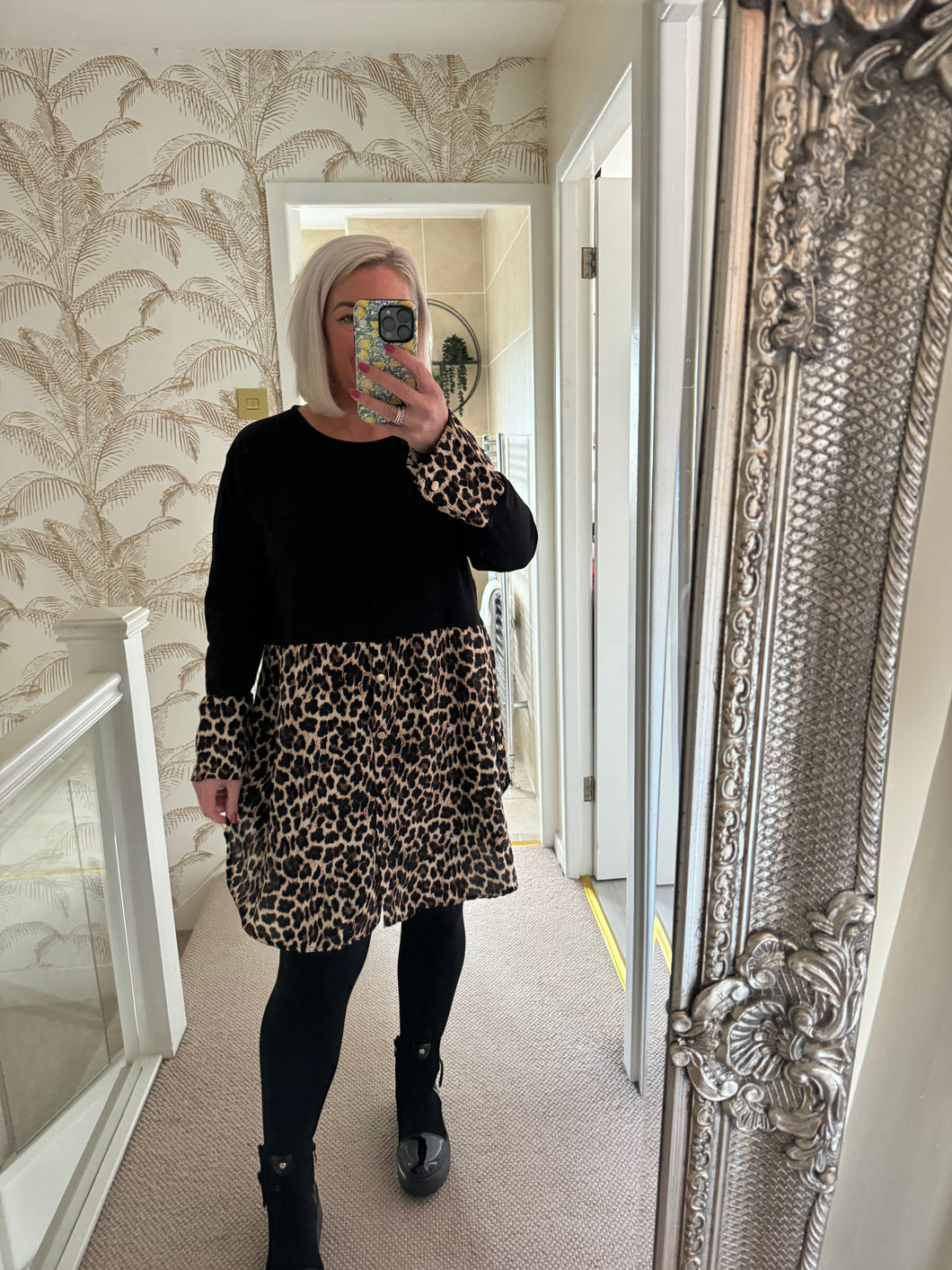 The animal print Kate layering shirt