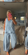 Load image into Gallery viewer, The Georgie gingham trouser suit

