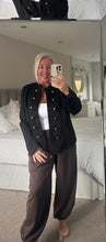 Load image into Gallery viewer, The faux suede military jacket
