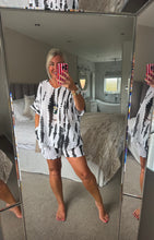 Load image into Gallery viewer, The tie dye shorts set with separate necklace
