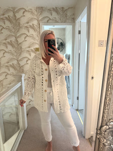 The crochet jacket
