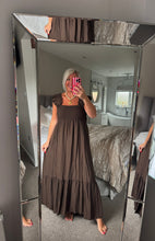 Load image into Gallery viewer, The saints frill sleeve maxi dress
