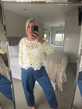 Load image into Gallery viewer, The Lottie daisy crochet top
