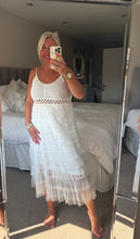 Load image into Gallery viewer, The Bora Bora crochet tulle dress
