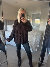 Load image into Gallery viewer, The Kriss cross cable knit jumper
