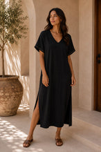 Load image into Gallery viewer, The Saints stud jersey t shirt dress
