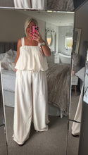 Load image into Gallery viewer, The saints crinkle puff hem trouser suit
