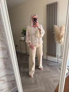 SALE The Ecru straight leg Jeans (no return on sale items )