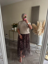 Load image into Gallery viewer, The animal print tulle skirt
