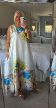 Load image into Gallery viewer, The Amalfi lemon satin dress with pockets
