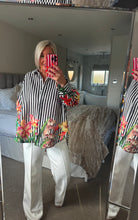 Load image into Gallery viewer, The zeta Otto striped Bali cotton shirt
