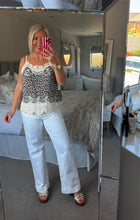 Load image into Gallery viewer, The Ibiza animal print crochet cami
